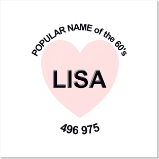 Lisa - Popular Name of the Sixties Posters and Art